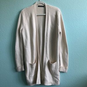 Abercrombie Long Cardigan (Cream)